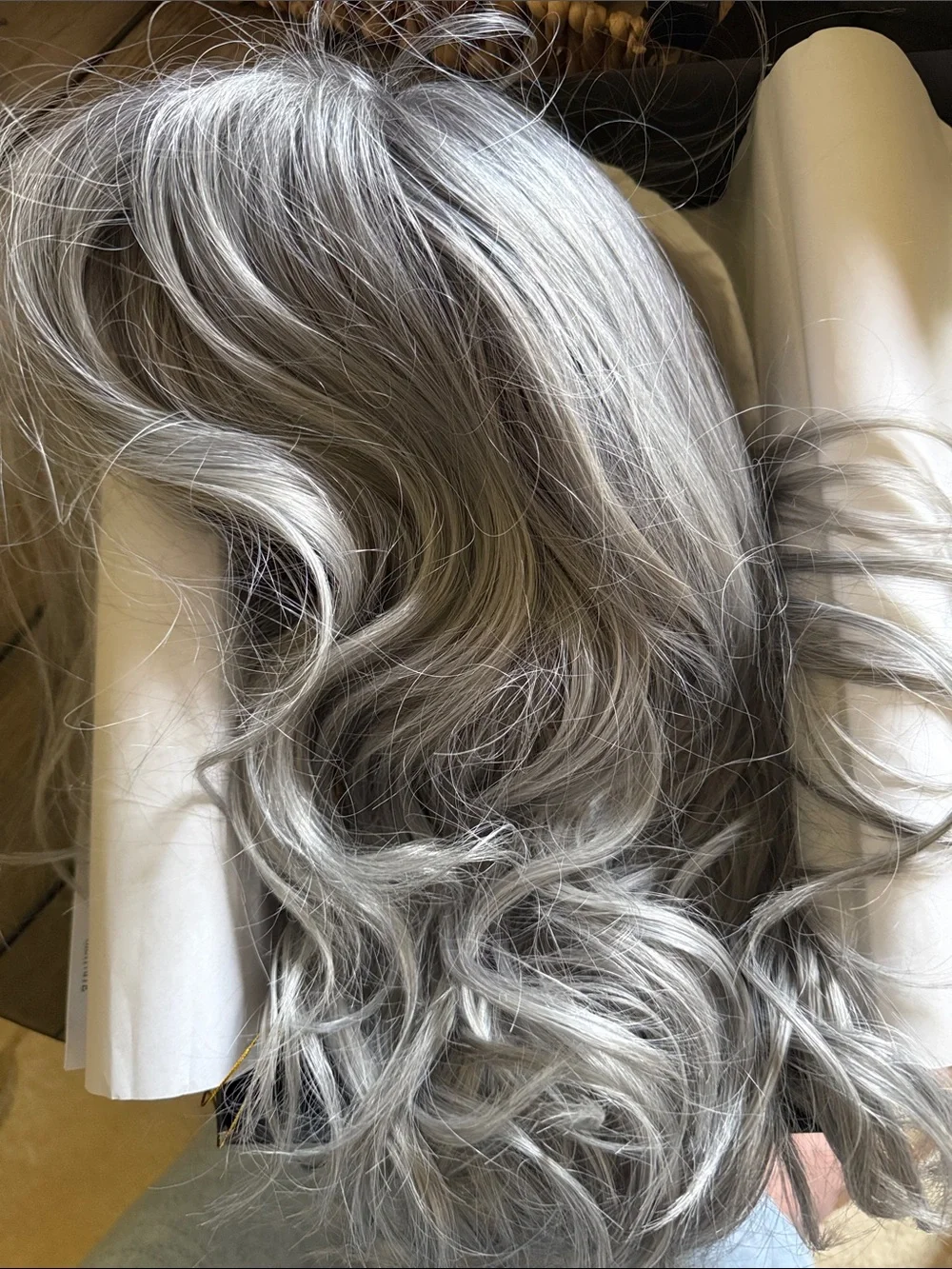Belle Tress Citrus Mint Women’s Hairpiece Wig - Graphite NWT